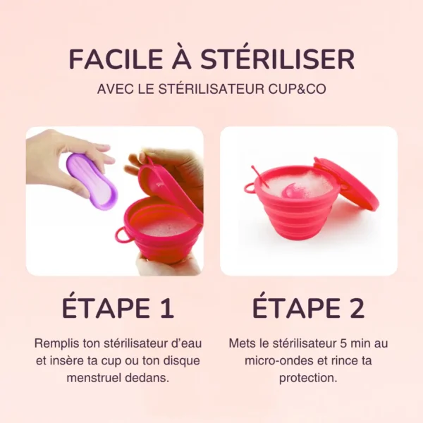 comment stériliser son disque ou sa cup avec un stérilisateur