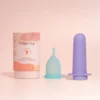 Cup menstruelle et applicateur