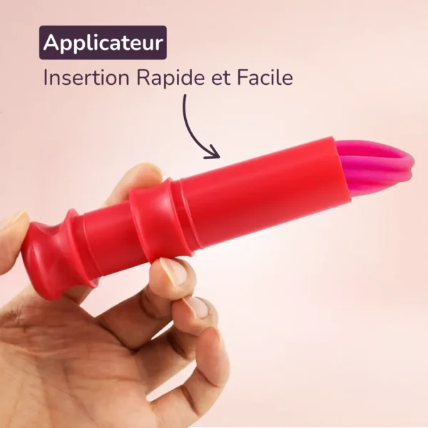Disque menstruel avec Applicateur