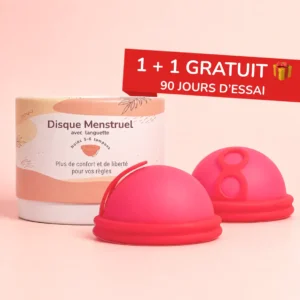 Disque menstruel avec languette
