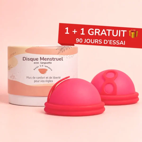Disque menstruel avec languette
