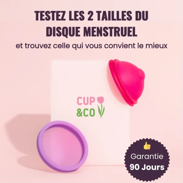 Disques menstruels 2 tailles