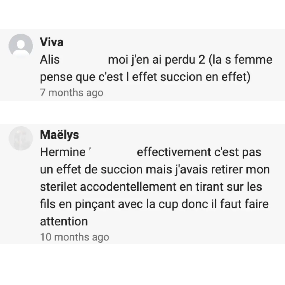 Avis cup menstruelle et stérilet