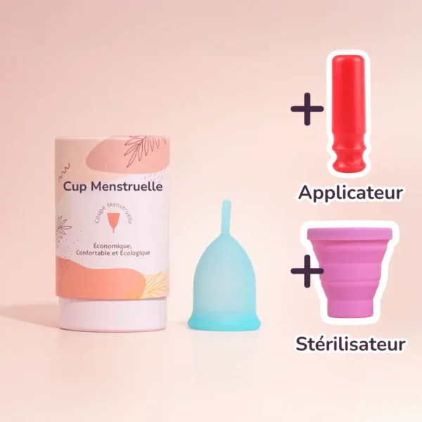 Cup menstruelle et stérilisateur ou Applicateur