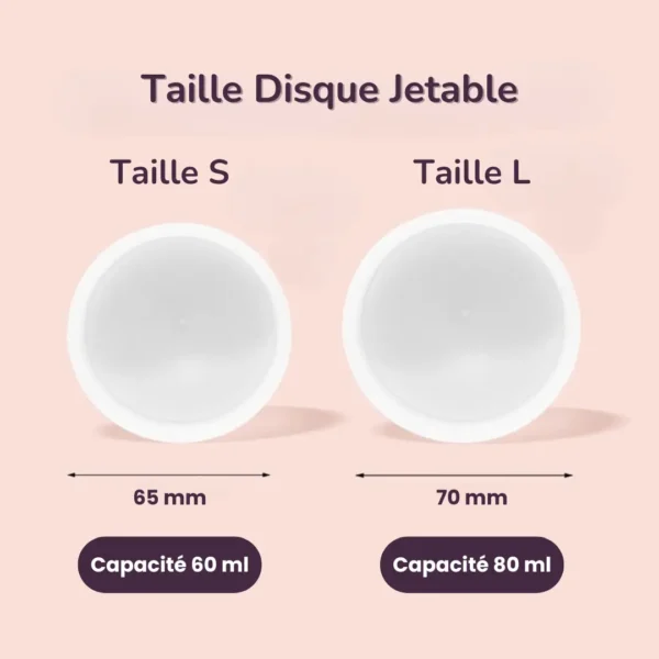 Taille Disque Menstruel Jetable