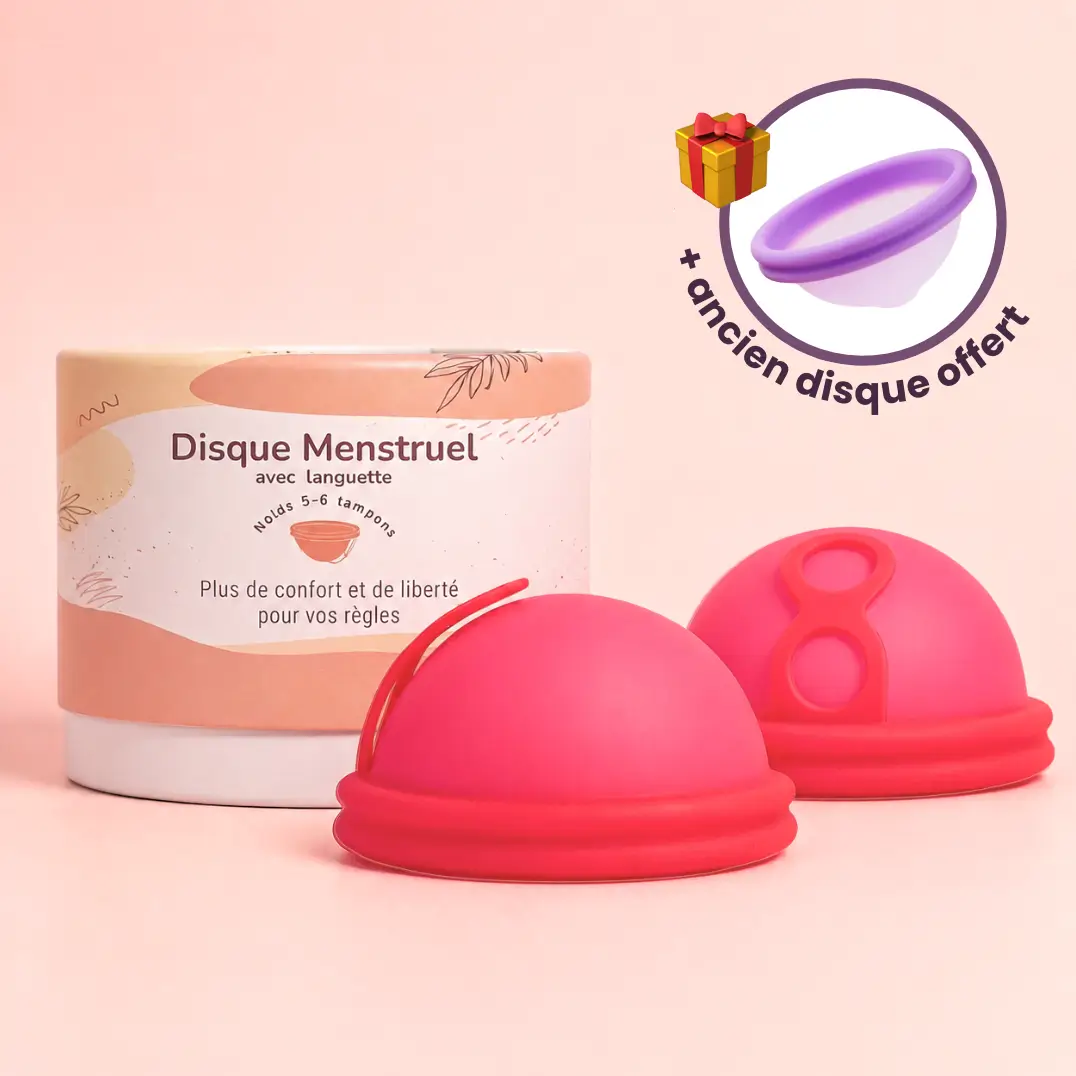 Disque Menstruel avec Languette
